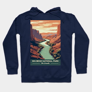 Big Bend National Park Travel Poster Hoodie